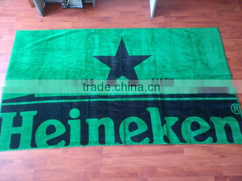 100 Cotton Woven Jacquard Plush Oversized Beach Towel