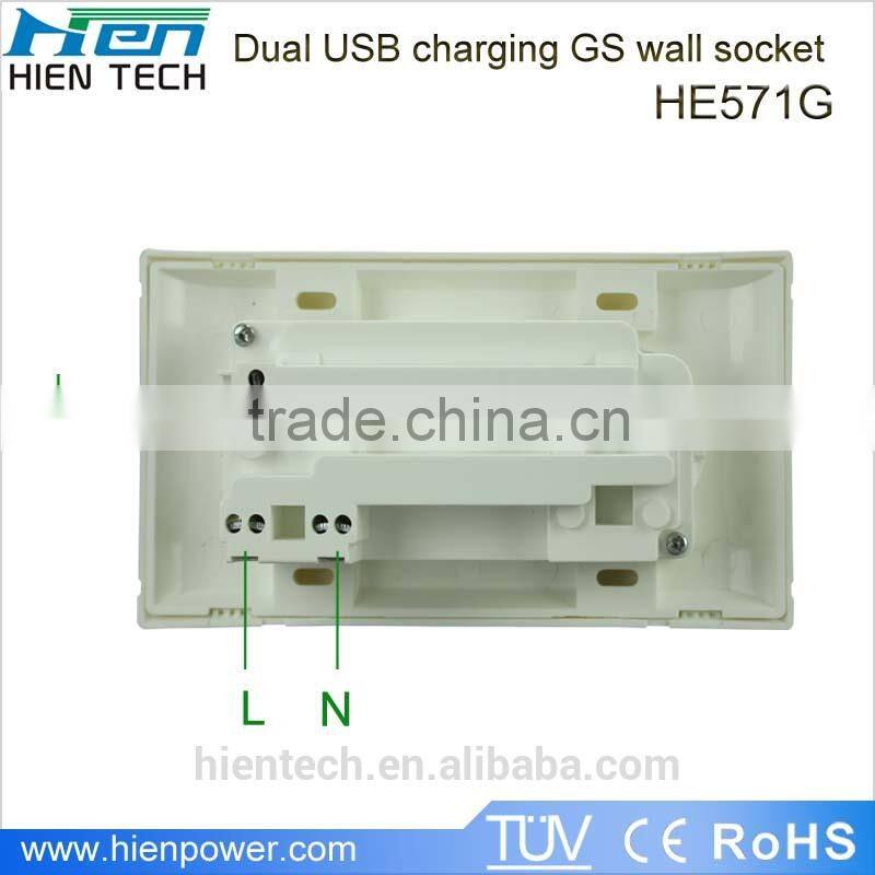 USB socket extention 3 multi socket power strip UL approved