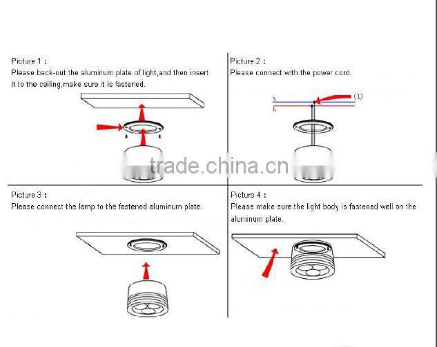 2015 hotel shop light surface mounted round 32W downlight led, led suface mounted downlight