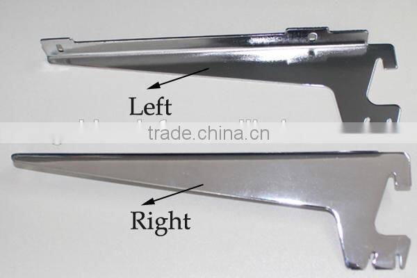 metal shelf bracket for slatwall,glass or wood support