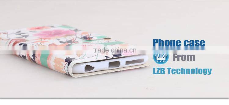 LZB factory price hot selling stand flip cover for Blackberry z3 leather case