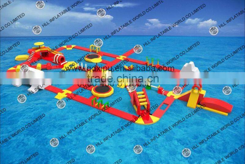 2015 New Design Aqua Park Equipment Inflatable Floating Water Park / giant Inflatable Water Park For sale
