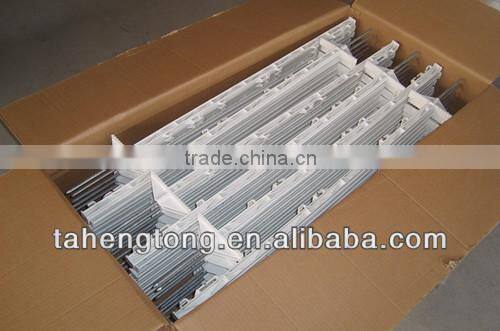 Galvanized steel farm fence posts