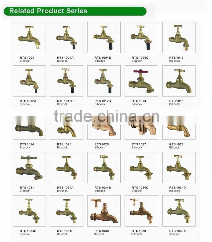 1/2" brass bibcocks