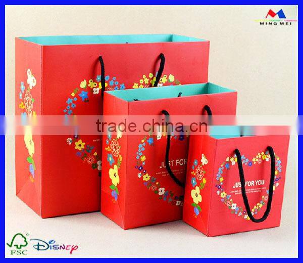Hot new products for 2015 branded paper bag, design shopping bags Dongguan paper bag supplier