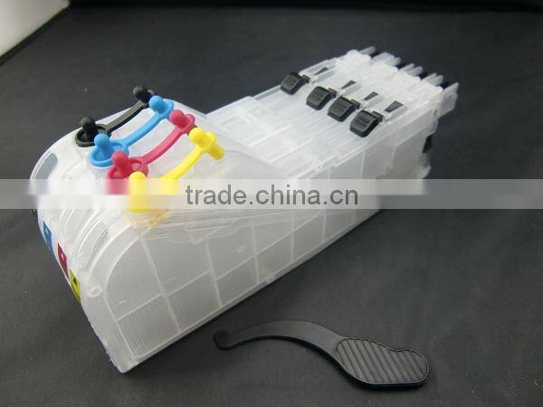 Long & Short lc505 C/M/Y lc509 BK refillable ink cartridge for Brother j100, j105, j200, have tested PERFECT! NO need chip