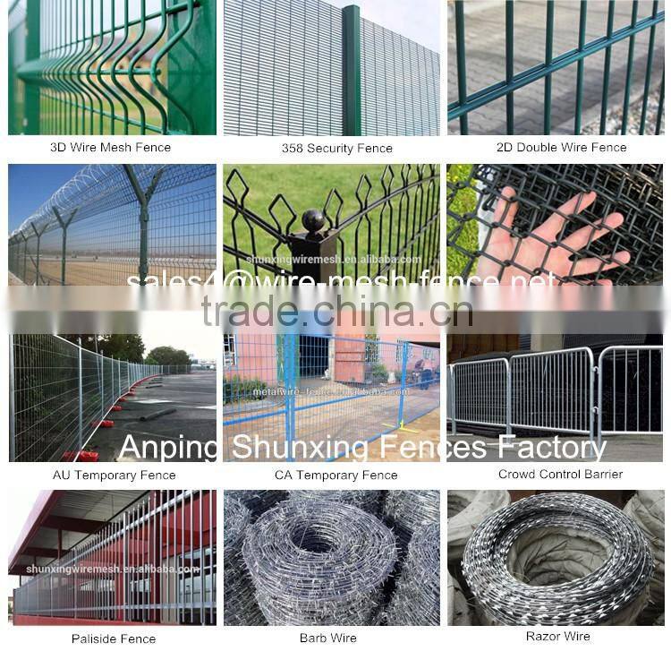 Fast Delivery Powder Coated Welded Iron Wire Mesh Fence