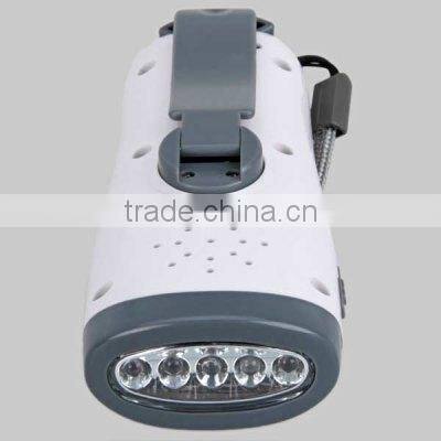 led hand pressing flashlight dynamo flashlight