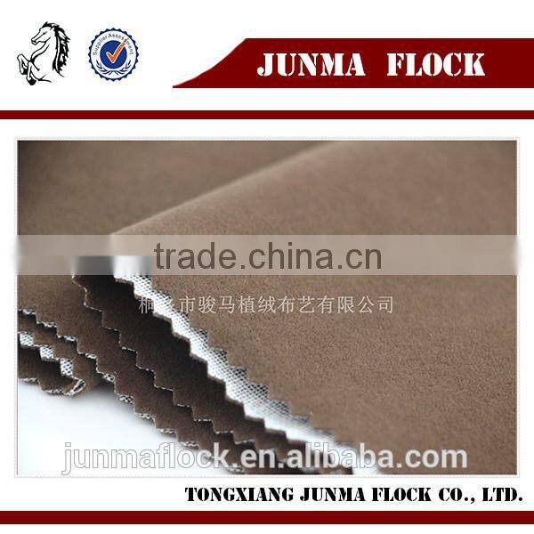 Flocking fabric for sofa /Flocked vietnam textile velvet upholstery fabrics