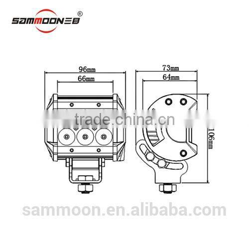 New Cree car Led Light bars, led work light for ATV, SUV, Truck light 18w_SM-21X-018A