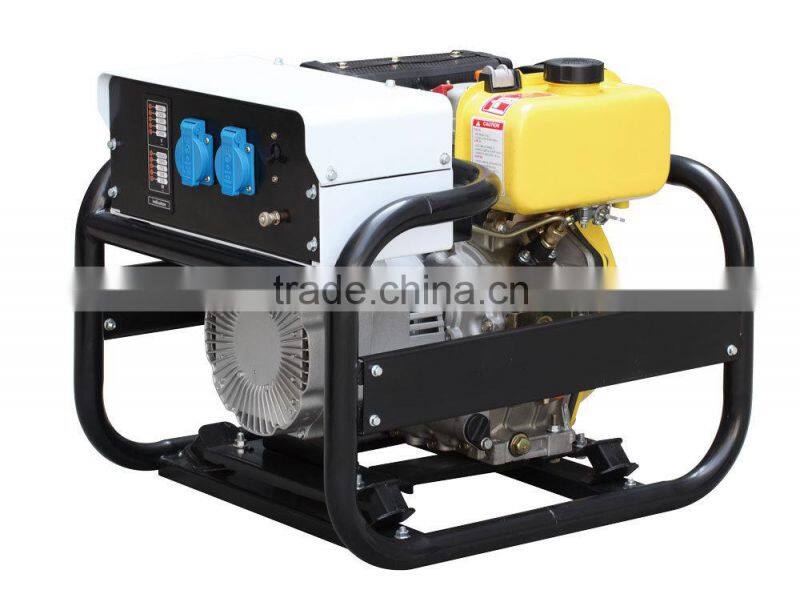 Inverter generator powered by diesel engine