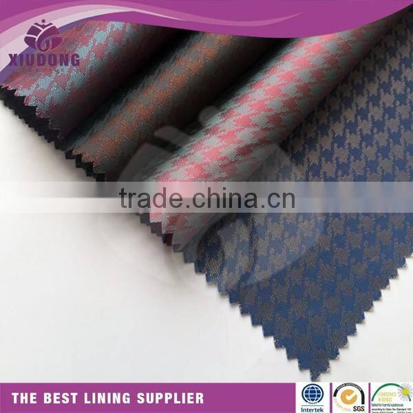 fashionable polyester viscose jacquard suit lining fabric