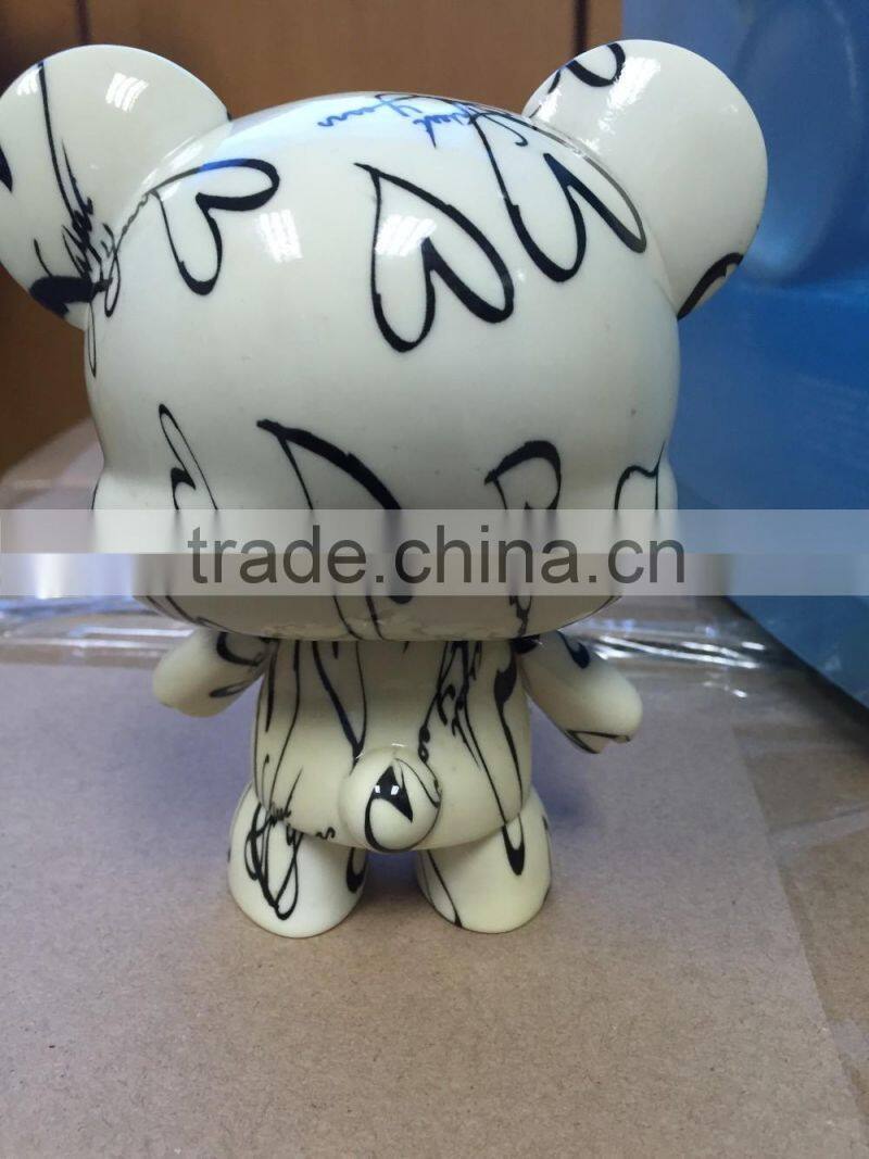 Bear Feature DIY Toys,Animal Shape Plastic Toys,Customized Vinyl Gift Toy