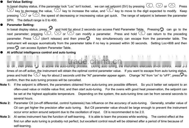 Xiamen Yudian Automation Technology Co Ltd AI-208BG