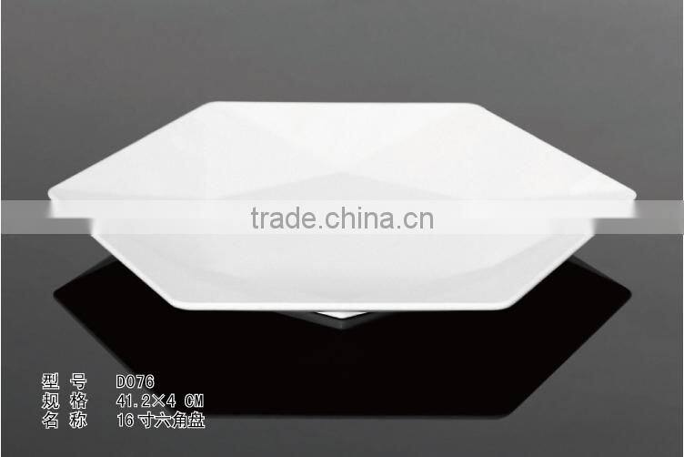 high quality cutomized unbreakable 100% 12" melamine food grade customized plastic serving pizza tray