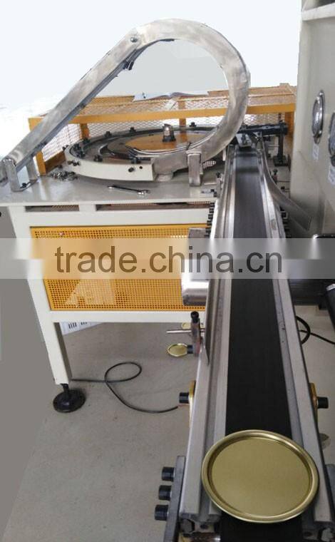 bottle aerosol tin can lid curling machine