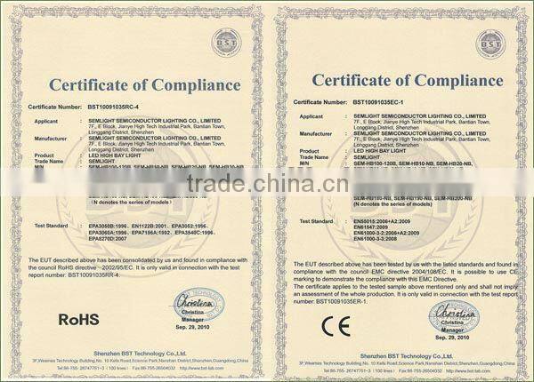 High Brightness Ce Rohs Led Bridgelux Industrial Sconce Lights