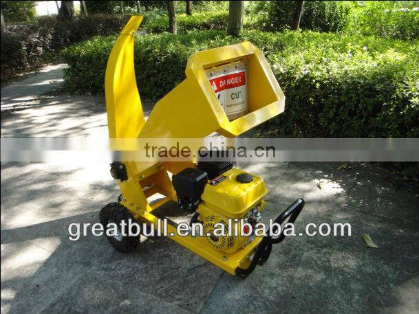 6.5hp gasoline branch wood machine chipper shredder
