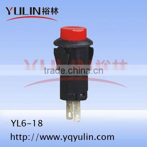 YL6-16 2 pin mini push button light switch on off