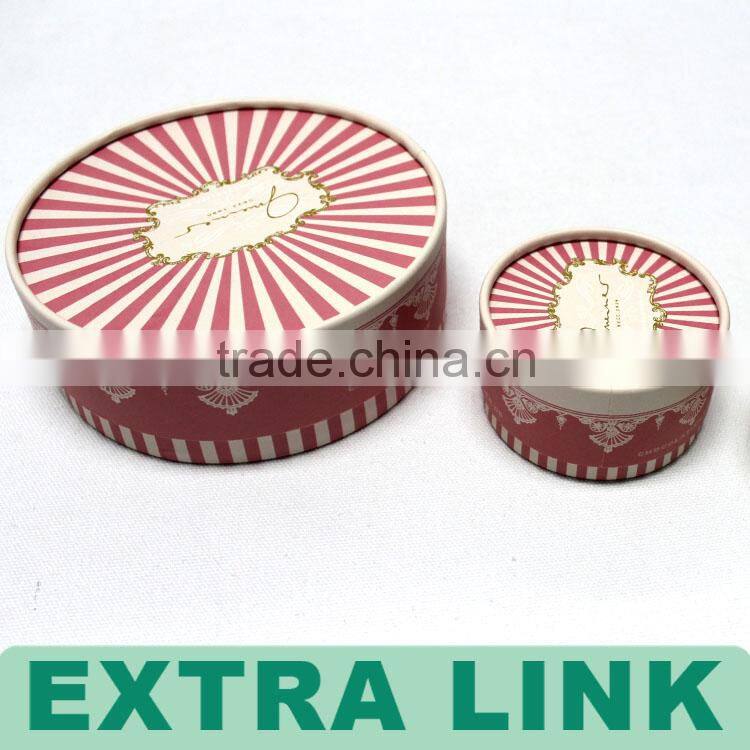 Customized decorated jewellery small gift box gift packaging box round gift box