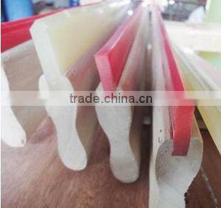 pu hard screen print squeege rubber