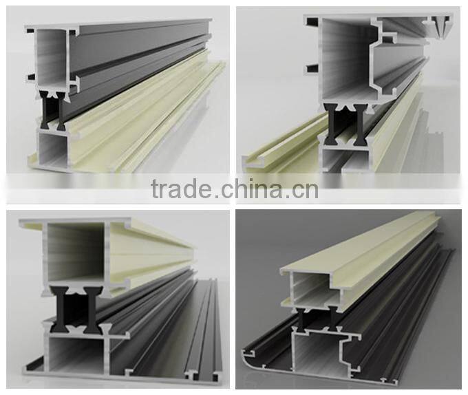 China factory manufacturing anodized powder coated aluminium profiles
