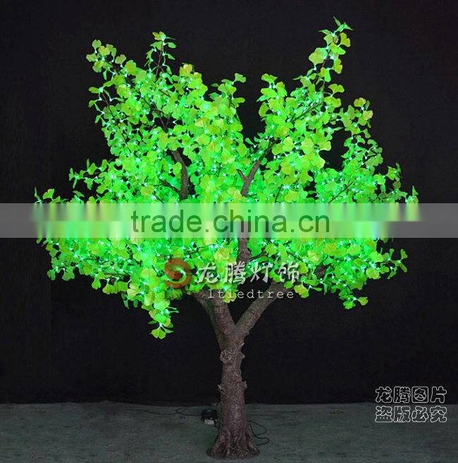 High simulation trunk tree light hotel decoration