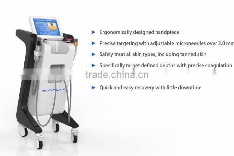 Easy to delegates ergonomically stretch mark radiofrequency machine for skin tightening