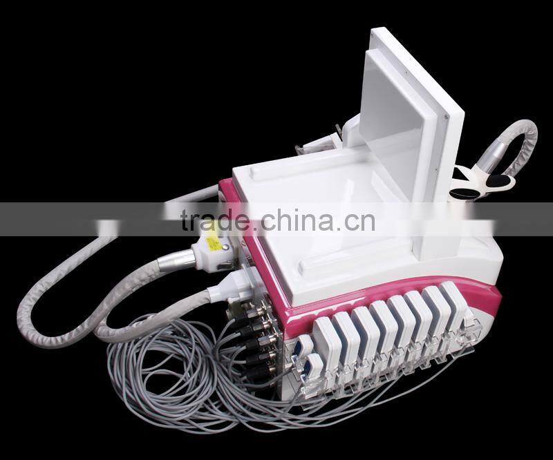 High performance diode laser waist slimmer celluless vacuum body massage