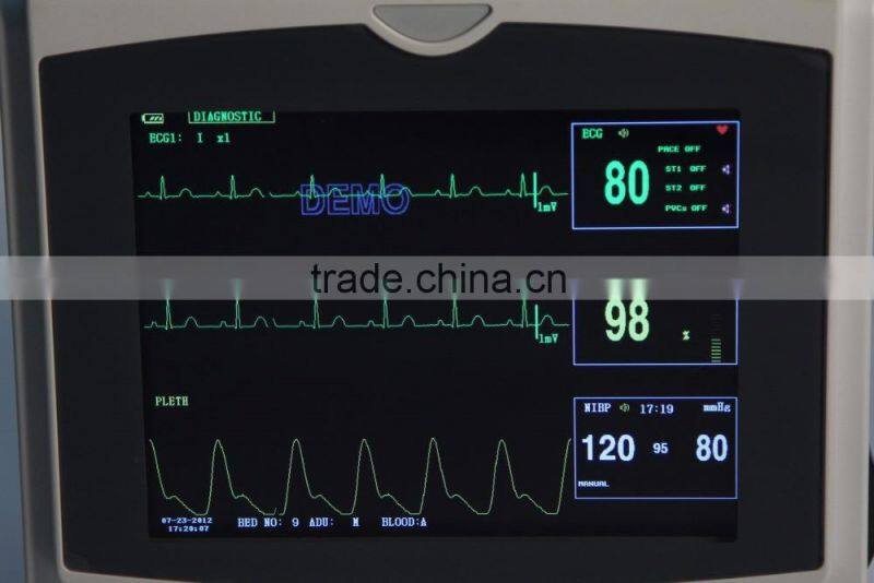 2015 new 8.4-inch 4-Parameters Patient Monitor with low price