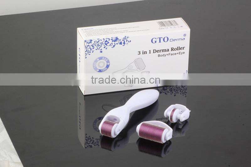 Derma Rolling System Type and CE Certification 3 in 1 derma roller