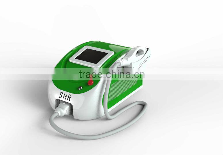 Alibaba Beijing China Supplier Double System Permanent Hair Removal Portable IPL SHR Beauty Machine