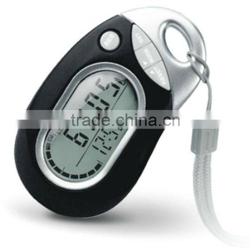 New 3D Sensor Tri-Axis Pocket pedometer promotional gift pedometers with time