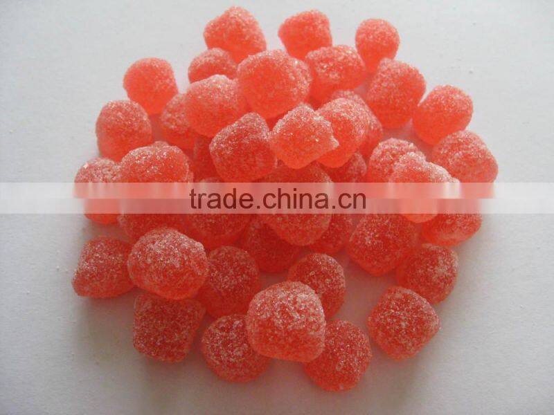 HACCP/ISO hot sell Red Ball Candy Fruit Flavor Gummy Candy