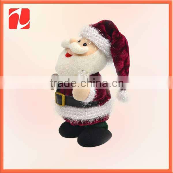 Exquisite pretty plush xmas toy OEM