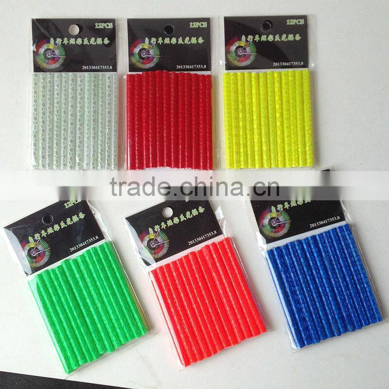 2014 new design DIY reflective bike and bicycle wheel sticker