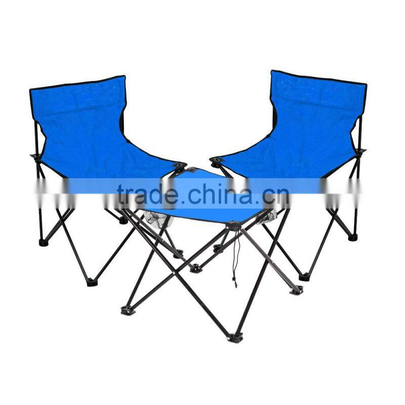 Folding Camping Picnic Outdoor Garden Party BBQ Dining Coffee Kitchen Foldable Table and two Chair For Fishing