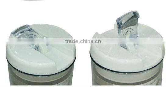 plastic airtight storage jar