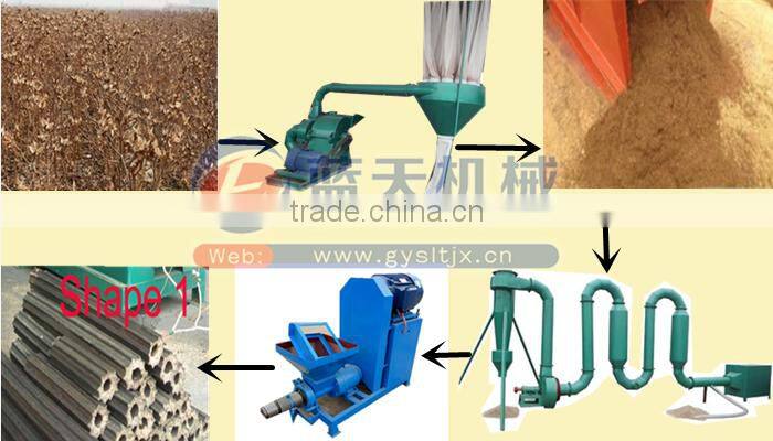 New Style Cotton Stalk Briquette Making Machine