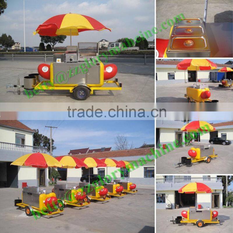 Kuwait Vending Mobile Fast Food Cart