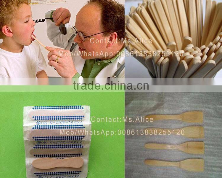sorbet stick making machine Wood tongue depressor processing machine