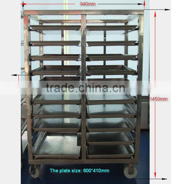 Stainless steel 304 plate trolley for workshop