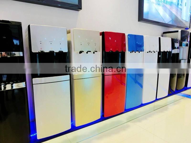 2016 New design luxury standing hot cold water dispenser with filter system
