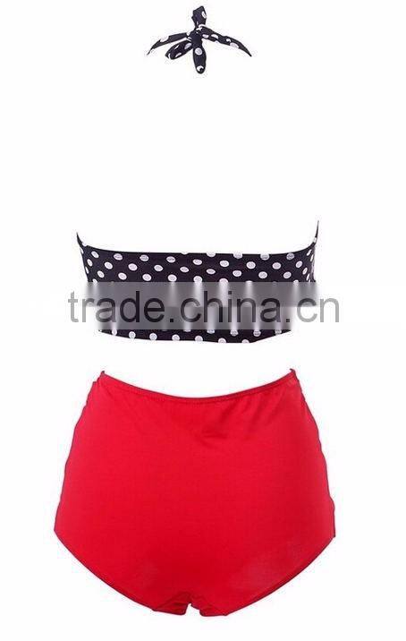 2016 new arrive high waisted bikini