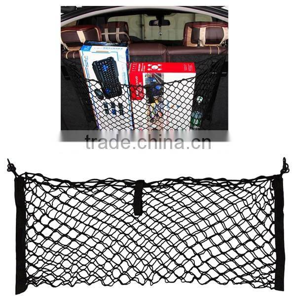 Black Mesh Net Hammock Cargo Storage Mesh Storage Net Trunk Cargo Organizer Cargo Net