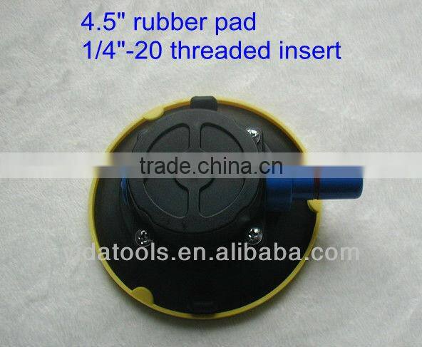 4.5" car camera suction mount with 1/4"-20 threaded insert