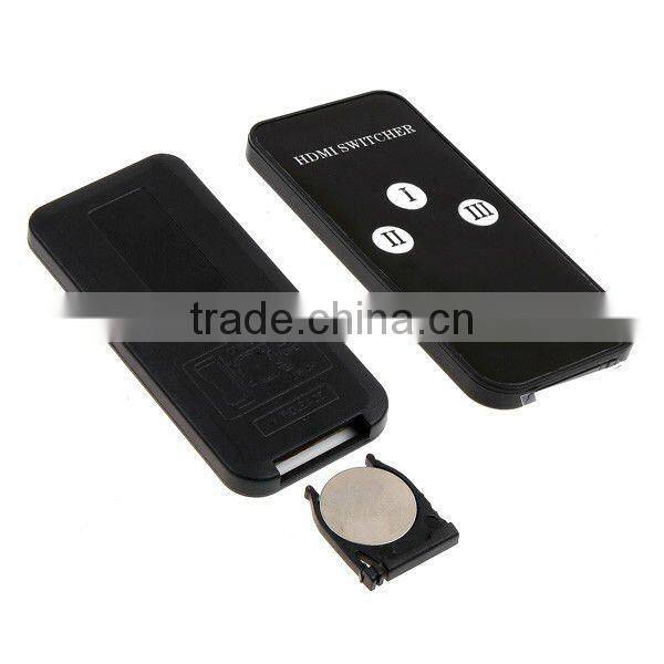 3 Port Mini HDMI Switch Switcher Splitter 1080p Box for HDTV PS3 DVD with Remote