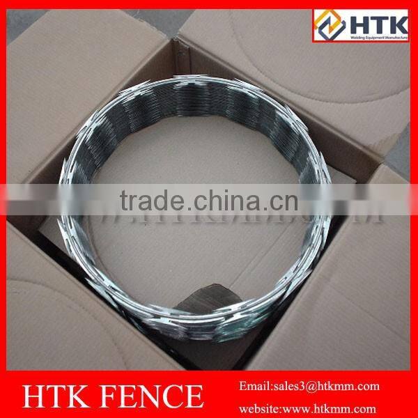 China Manufacture Direct Sale Razor Blade Barbed Wire Fence / Various Razor Barbed Wire
