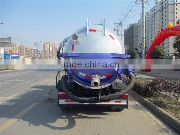 dongfeng 6000L vacuum sewage truck, suction truck for sale