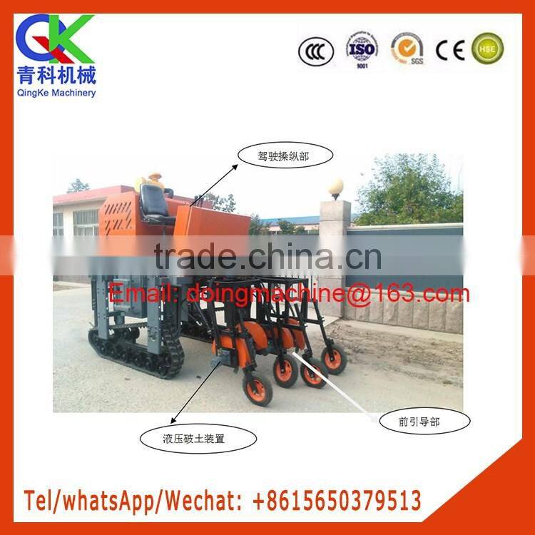 diesel 2 row Welsh Onion harvester apply for flat area